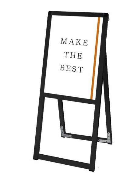 常磐精工 ポスタースタンド ブラックバリウススタンド看板 A3片面 BVASKAC-A3K|【店舗用品】