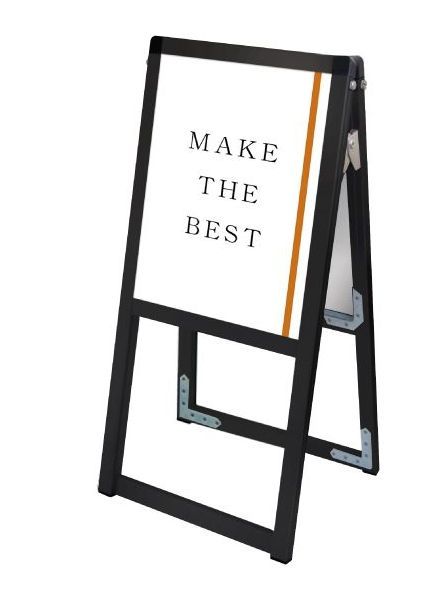 常磐精工 ポスタースタンド ブラックバリウススタンド看板 A3両面 BVASKAC-A3R|【店舗用品】