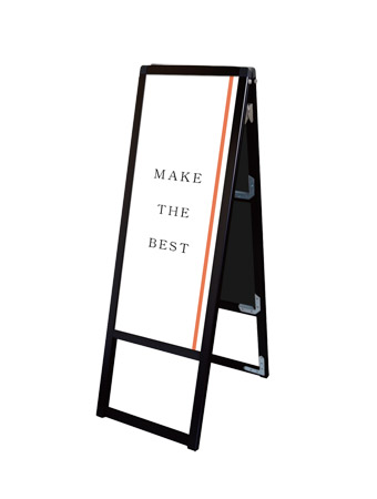 常磐精工 ポスタースタンド ブラックバリウススタンド看板 A3縦縦両面 BVASKAC-A3TTR|【店舗用品】