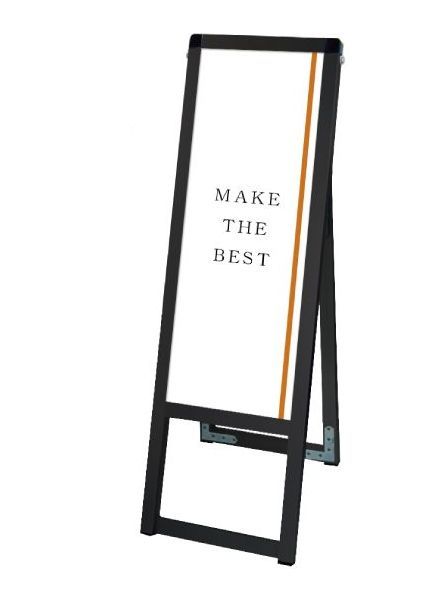 常磐精工 ポスタースタンド ブラックバリウススタンド看板 A4縦縦片面 BVASKAC-A4TTK|【店舗用品】