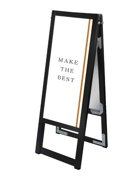 常磐精工 ポスタースタンド ブラックバリウススタンド看板 A4縦縦両面 BVASKAC-A4TTR|【店舗用品】