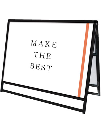 常磐精工 ポスタースタンド ブラックバリウススタンド看板 B1横ロウ両面 BVASKAC-B1YLR|【店舗用品】