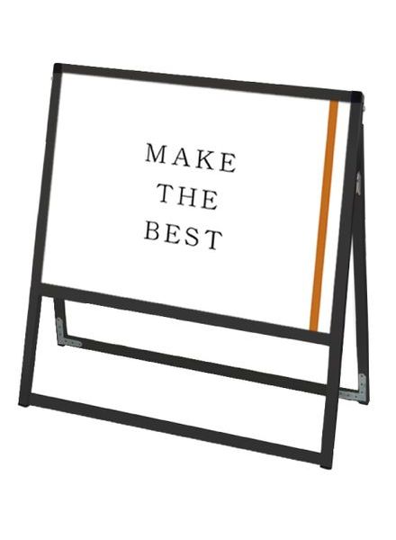 常磐精工 ポスタースタンド ブラックバリウススタンド看板 B2横片面 BVASKAC-B2YK|【店舗用品】