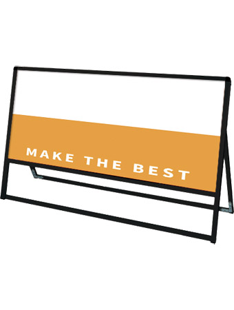 常磐精工 ボードスタンド ブラックバリウススタンド看板 アルミ複合板 1200×600片面 BVASKAP-1200X600K|【店舗用品】