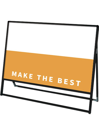 常磐精工 ボードスタンド ブラックバリウススタンド看板 アルミ複合板1200×900片面 BVASKAP-1200X900K|【店舗用品】