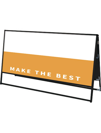 常磐精工 ボードスタンド ブラックバリウススタンド看板 アルミ複合板1800×900両面 BVASKAP-1800X900R|【店舗用品】