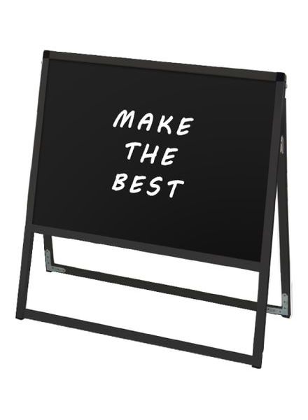 常磐精工 マーカースタンド ブラックバリウススタンド看板 ブラックボード B2横片面 BVASKBB-B2YK|【店舗用品】