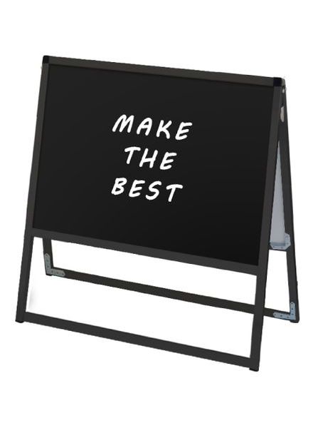 常磐精工 マーカースタンド ブラックバリウススタンド看板 ブラックボード B2横両面 BVASKBB-B2YR|【店舗用品】