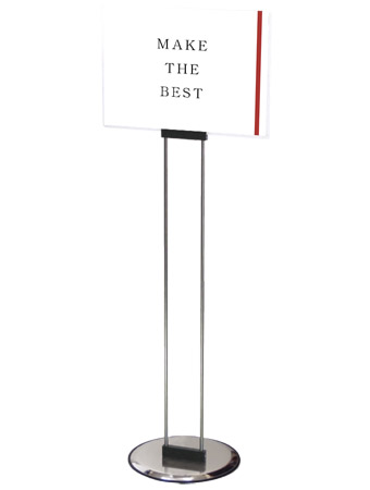 常磐精工 ポールスタンド クリエイティブカードサインスタンド A3横 CCS-A3Y|【店舗用品】