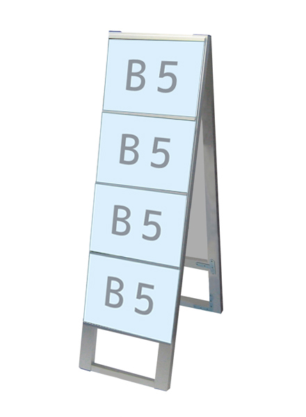 常磐精工 カードケーススタンド看板 B5横8両面 CCSK-B5Y8R|【店舗用品】