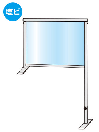 常磐精工 カウンターパーテーション450X600（塩ビ仕様） COHBP450X600E|【店舗用品】