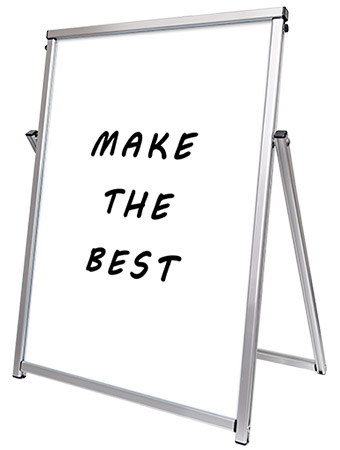 常磐精工 ポスタースタンド コンパクトサインホワイトボード A1 COSWB-A1|【店舗用品】