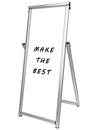 常磐精工 ポスタースタンド コンパクトサインホワイトボード A3TT COSWB-A3TT|【店舗用品】