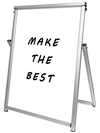 常磐精工 ポスタースタンド コンパクトサインホワイトボード B2 COSWB-B2|【店舗用品】