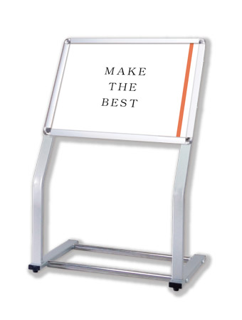 常磐精工 ポスタースタンド C型パネルスタンド A2横 CPS-A2Y|【店舗用品】