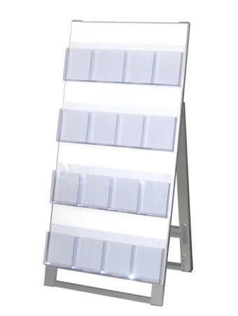 常磐精工 ケーススタンド看板 450幅4段片面 CSK-450X4K|【店舗用品】