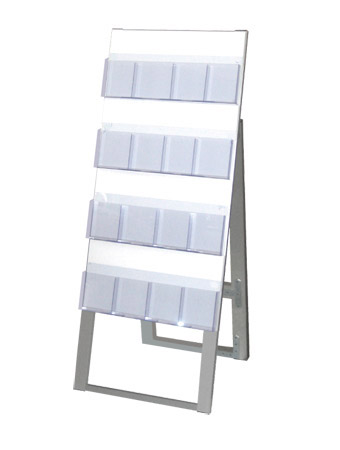 常磐精工 ケーススタンド看板 450幅4段片面ハイ CSK-450X4KH|【店舗用品】