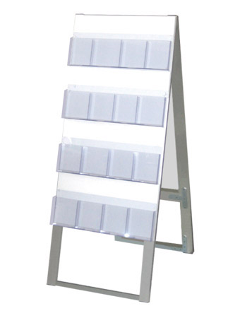 常磐精工 ケーススタンド看板 450幅4段両面ハイ CSK-450X8RH|【店舗用品】