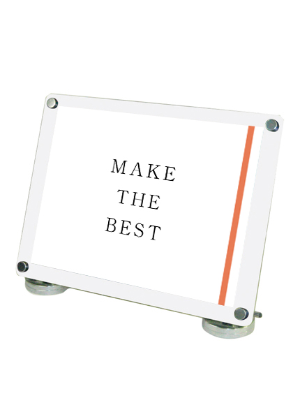 常磐精工 壁面サイン カウンターホワイトスタンドA3横 CUWS-A3Y|【店舗用品】