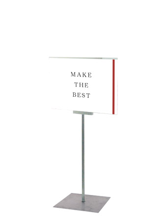 常磐精工 ポールスタンド フロアサインスタンド A3横ロウ DOYA3-A3YL|【店舗用品】