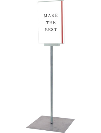 常磐精工 ポールスタンド フロアサインスタンド A4縦ロウ DOYA3-A4TL|【店舗用品】