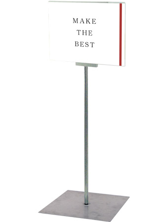 常磐精工 ポールスタンド フロアサインスタンド A4横 DOYA3-A4Y|【店舗用品】