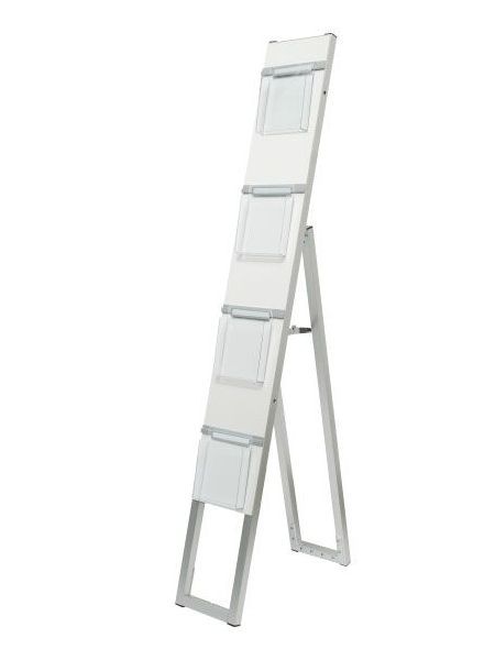 常磐精工 ポスタースタンド イージーリンクスタンド看板 パンフレットケース4段片面 ELSK-4PC|【店舗用品】
