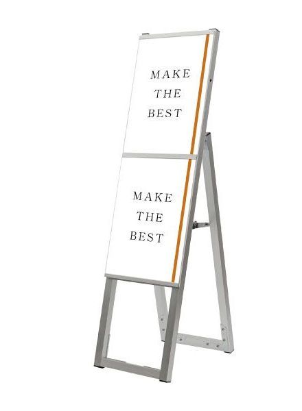 常磐精工 ポスタースタンド イージーリンクスタンド看板 A4縦2片面 ELSK-A4T2K|【店舗用品】