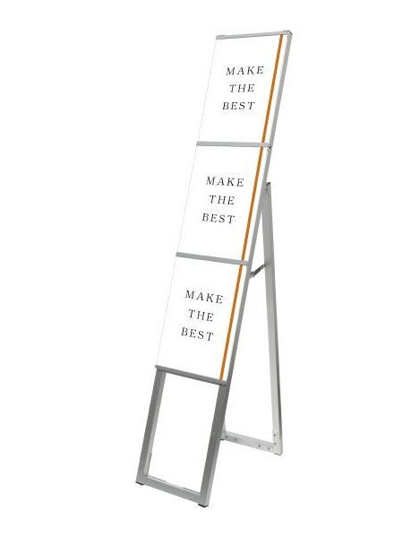 常磐精工 ポスタースタンド イージーリンクスタンド看板 A4縦3片面 ELSK-A4T3K|【店舗用品】