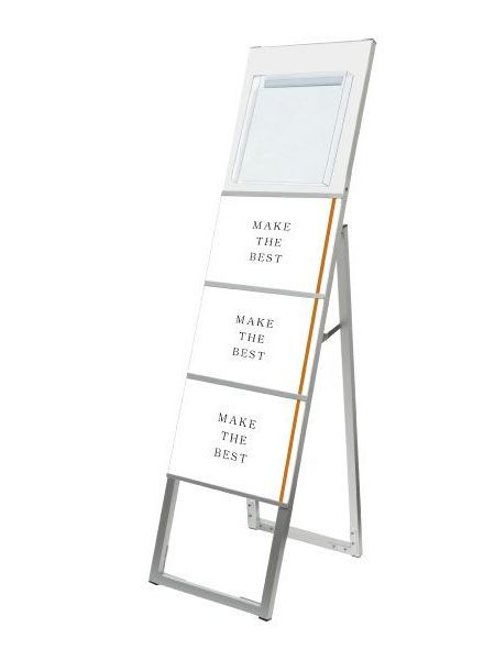 常磐精工 ポスタースタンド イージーリンクスタンド看板 A4横3片面カタログケース屋内用 ELSK-A4Y3K-KC|【店舗用品】