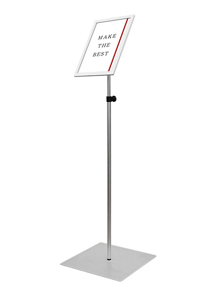 常磐精工 ポールスタンド エコポケットポール150 A4ホワイト EPPO-150A4|【店舗用品】