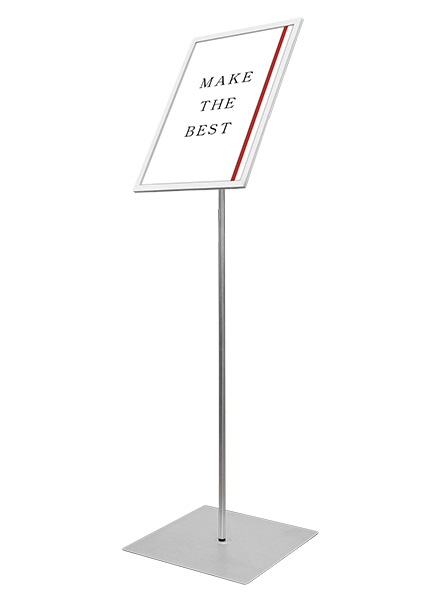 常磐精工 ポールスタンド エコポケットポール80 A3ホワイト EPPO-80A3|【店舗用品】