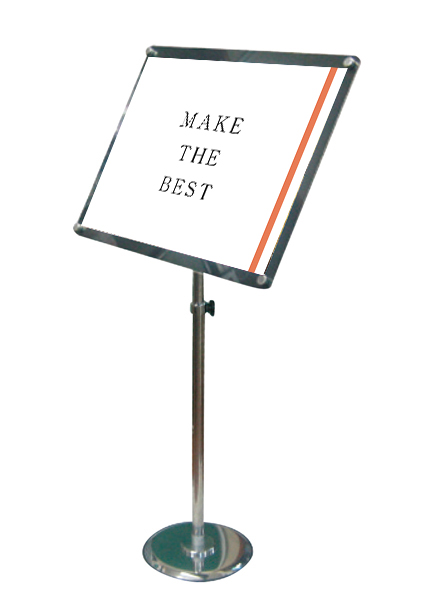 常磐精工 ポールスタンド フリーアングルアクリルスタンド150 A2ブラック FAACS150-A2B|【店舗用品】