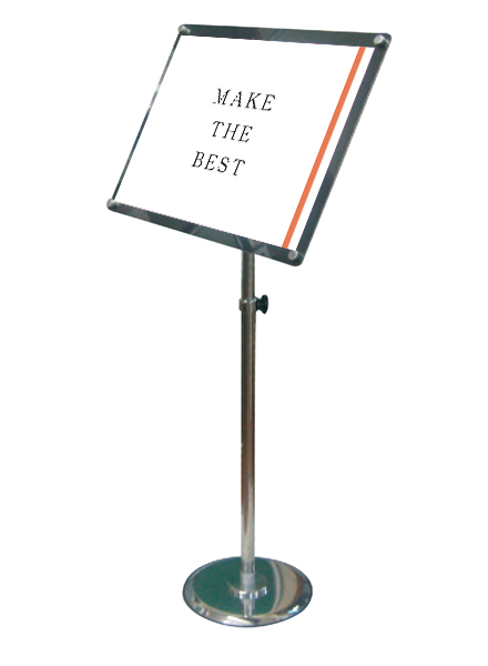 常磐精工 ポールスタンド フリーアングルアクリルスタンド150 A3ブラック FAACS150-A3B|【店舗用品】