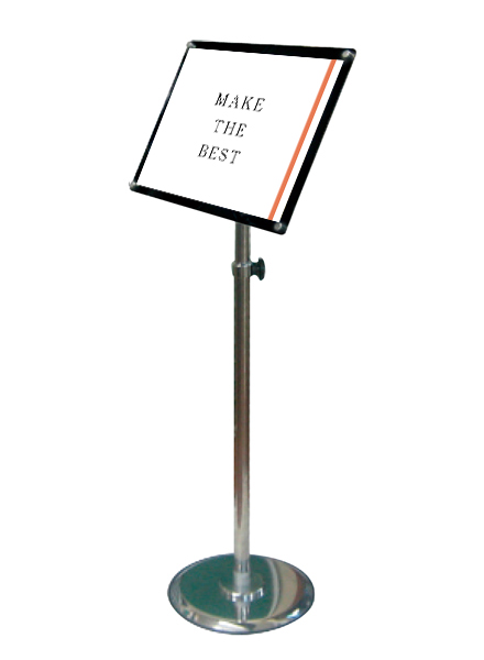 常磐精工 ポールスタンド フリーアングルアクリルスタンド150 A4ブラック FAACS150-A4B|【店舗用品】