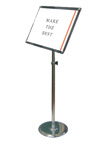 常磐精工 ポールスタンド フリーアングルアクリルスタンド150 B4ブラック FAACS150-B4B|【店舗用品】