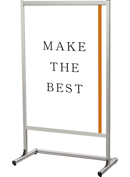 常磐精工 ポスタースタンド フラットオープンメッセージスタンドB1片面 FOMS-B1K|【店舗用品】