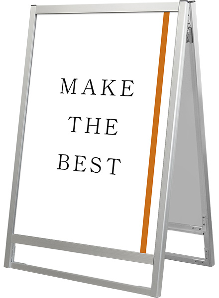 常磐精工 ポスタースタンド フラットオープンスタンド看板A1ロウ両面 FOSK-A1LR|【店舗用品】