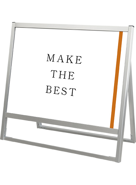 常磐精工 ポスタースタンド フラットオープンスタンド看板A1横片面 FOSK-A1YK|【店舗用品】