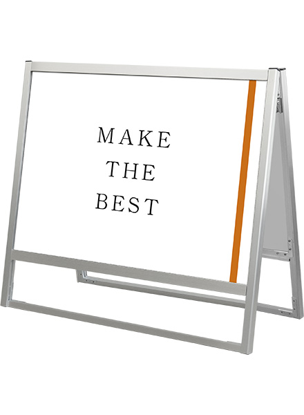 常磐精工 ポスタースタンド フラットオープンスタンド看板A1横両面 FOSK-A1YR|【店舗用品】