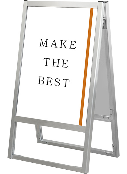 常磐精工 ポスタースタンド フラットオープンスタンド看板A2両面 FOSK-A2R|【店舗用品】