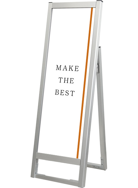 常磐精工 ポスタースタンド フラットオープンスタンド看板A3縦縦ロウ片面 FOSK-A3TTLK|【店舗用品】