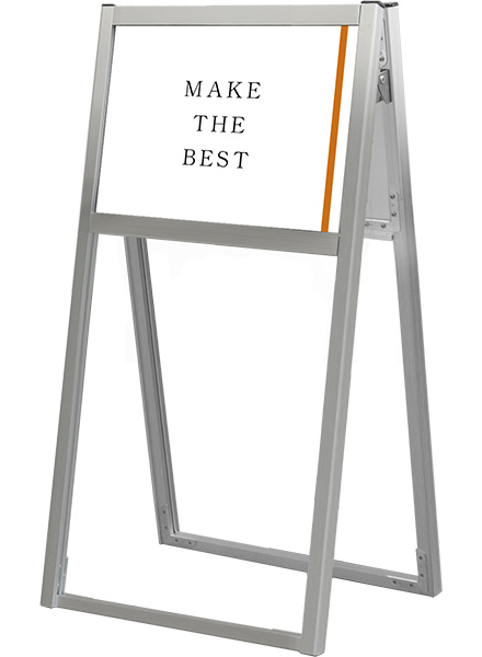 常磐精工 ポスタースタンド フラットオープンスタンド看板A3横両面 FOSK-A3YR|【店舗用品】