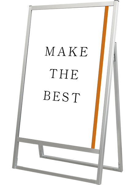 常磐精工 ポスタースタンド フラットオープンスタンド看板B1片面 FOSK-B1K|【店舗用品】