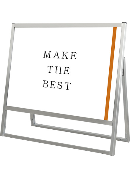 常磐精工 ポスタースタンド フラットオープンスタンド看板B1横ロウ片面 FOSK-B1YLK|【店舗用品】