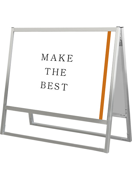 常磐精工 ポスタースタンド フラットオープンスタンド看板B1横ロウ両面 FOSK-B1YLR|【店舗用品】