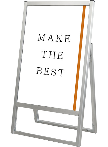 常磐精工 ポスタースタンド フラットオープンスタンド看板B2片面 FOSK-B2K|【店舗用品】