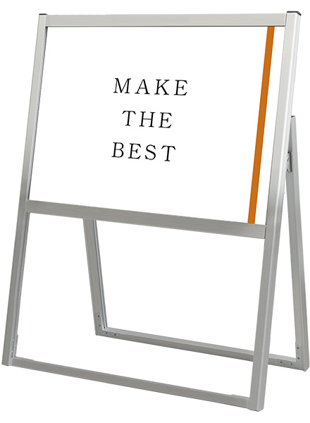 常磐精工 ポスタースタンド フラットオープンスタンド看板B2横片面 FOSK-B2YK|【店舗用品】