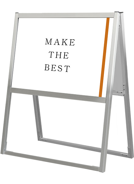 常磐精工 ポスタースタンド フラットオープンスタンド看板B2横両面 FOSK-B2YR|【店舗用品】