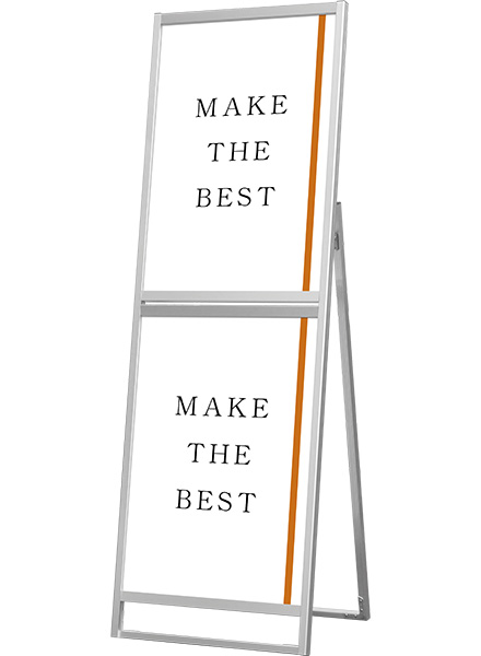 常磐精工 ポスタースタンド フラットオープンスタンド看板コンビA1A1片面 FOSKC-A1A1K|【店舗用品】